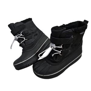 Kids London Fog Black Winter Boots